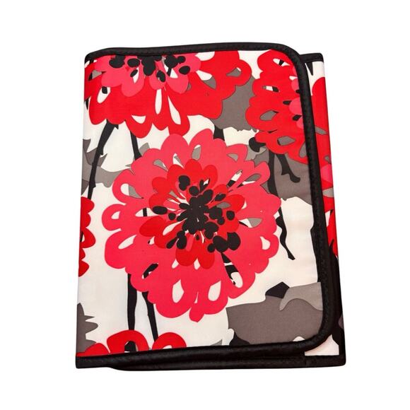 Thirty One Bold Bloom Red Fold It Up Organizer IPad/Tablet Holder paper notebook - Picture 1 of 6